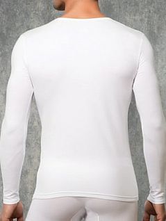 Мужская белая футболка с длинными рукавами Doreanse Long Sleeve 2920c02 распродажа